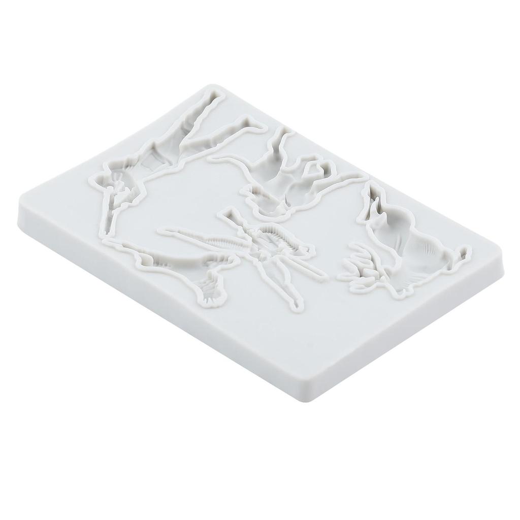 Формы из силикона Охотник Пистолет Олень Собака Сова Птица Часы Форма для мастики Инструменты для украшения торта Топпер для кексов Конфеты из шоколада Ремесло Жевательная паста Полимерная глина