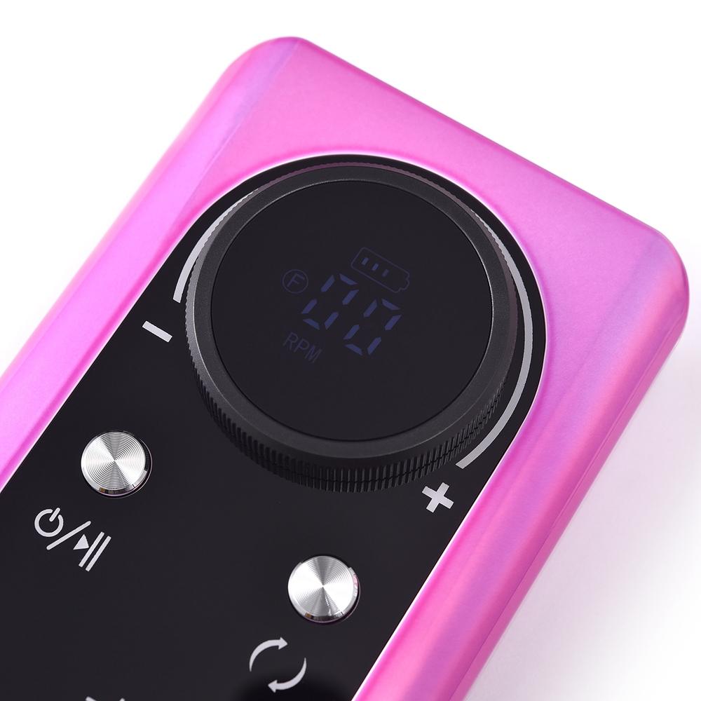 Профессиональная электрическая портативная дрель для ногтей 45000 об/мин, перезаряжаемая, малошумная, шлифовальная пилка для ногтей, инструмент для маникюрного салона