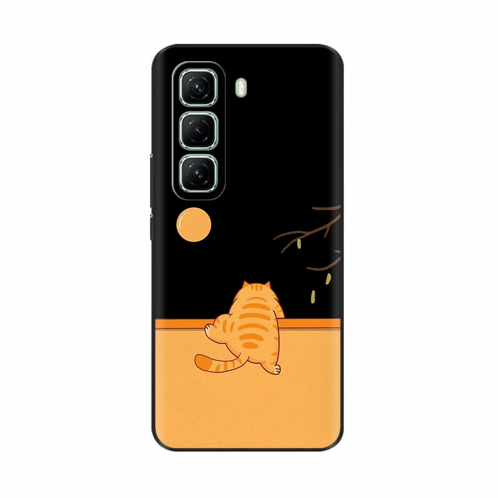 Чехол для Infinix Hot 50 5G 4G Милый узор панды Силиконовая задняя крышка для чехла для телефона Infinix Hot 50 Pro Для Infinix Hot50 Pro Plus