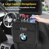Автомобильная наклейка для BMW Новые аксессуары для автомобиля Сумка-органайзер на заднее сиденье Дорожный контейнер для хранения для BMW M Power Performance M3 M5 X1 X3 X5 X6