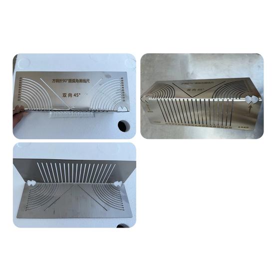 Инструмент для маркировки угловой дуги, инструмент для гибки и сварки квадратных стальных труб под углом 90 градусов, регулируемый линейный дуговой скрайбер для металлообработки