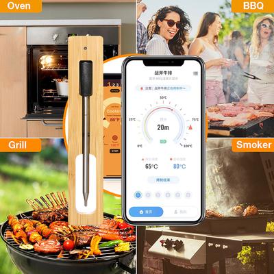 Зонд для гриля BBQ Беспроводной Bluetooth-датчик температуры для гриля Кухонные принадлежности для приготовления пищи Датчик температуры для мяса Говядина на гриле.