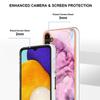 Для Samsung Galaxy A56 5G Чехол из ТПУ Мраморный узор 2,0 мм Гальваническое покрытие Задняя крышка телефона