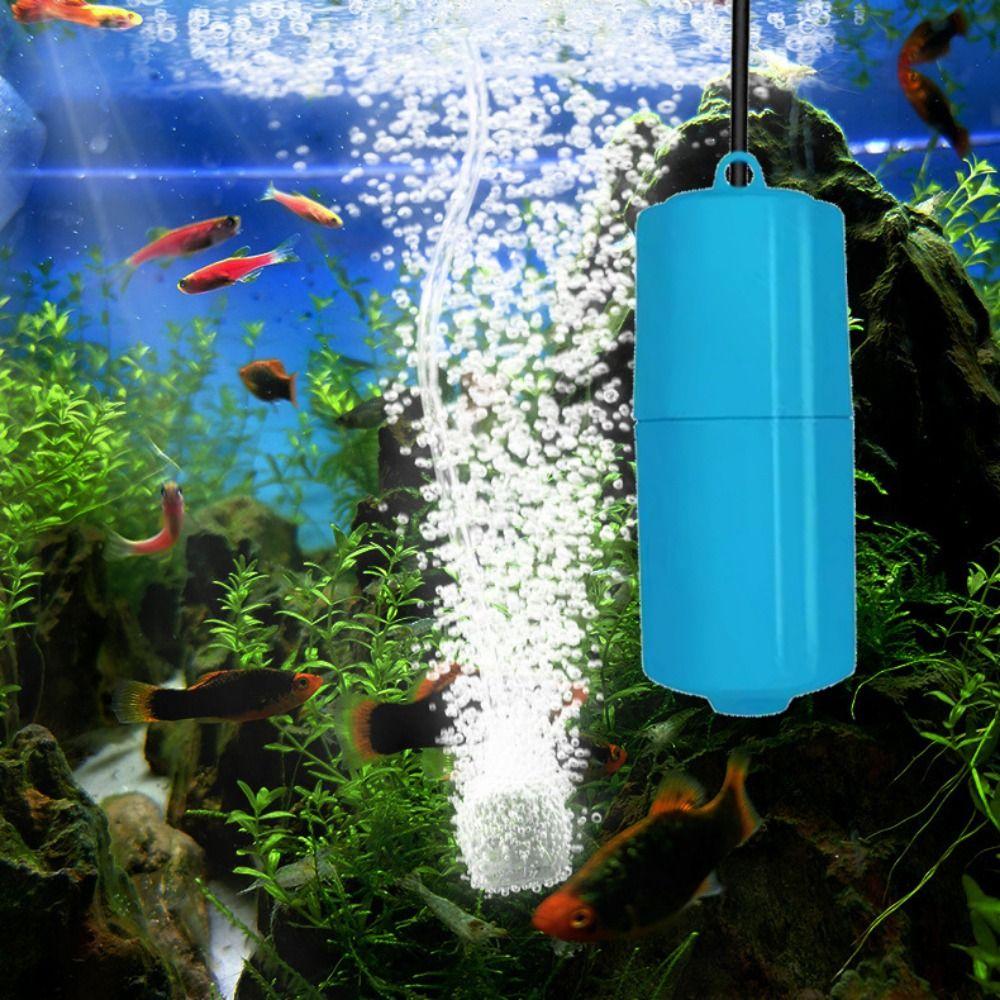 Эффективный мини-аквариумный воздушный насос 1,5 Вт Аэратор кислорода Портативный аэрационный насос Для домашнего аквариума