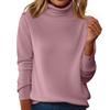 Women's Slim Fit Temperament Wool Long Sleeve Seamless Turtleneck Sweater