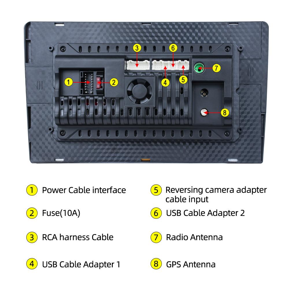 Android 13 Car Radio For KIA Sportage 2 2002 - 2010 Multimedia Navigation Player CarPlay Unit No DVD QLED WIFI DSP 9inch