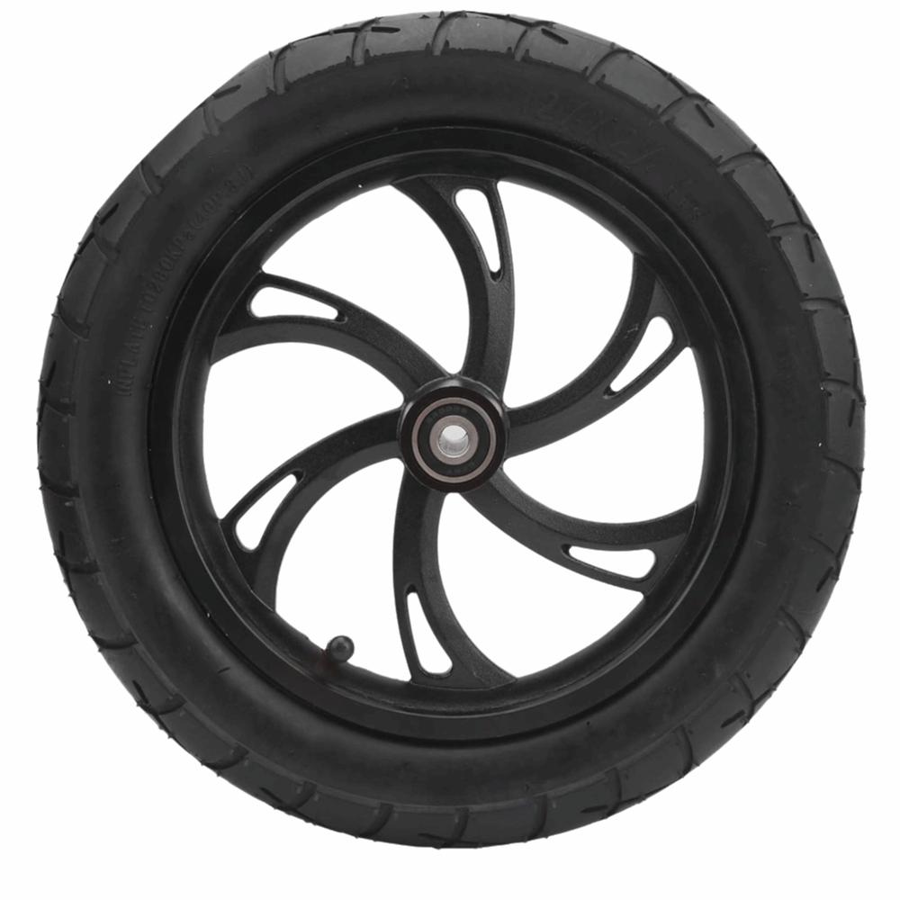Aluminum Alloy Hub Electric Scooter Wheel 12 1/2X2 1/4 Size Rubber Tyre Wheel Electric Scooter Use