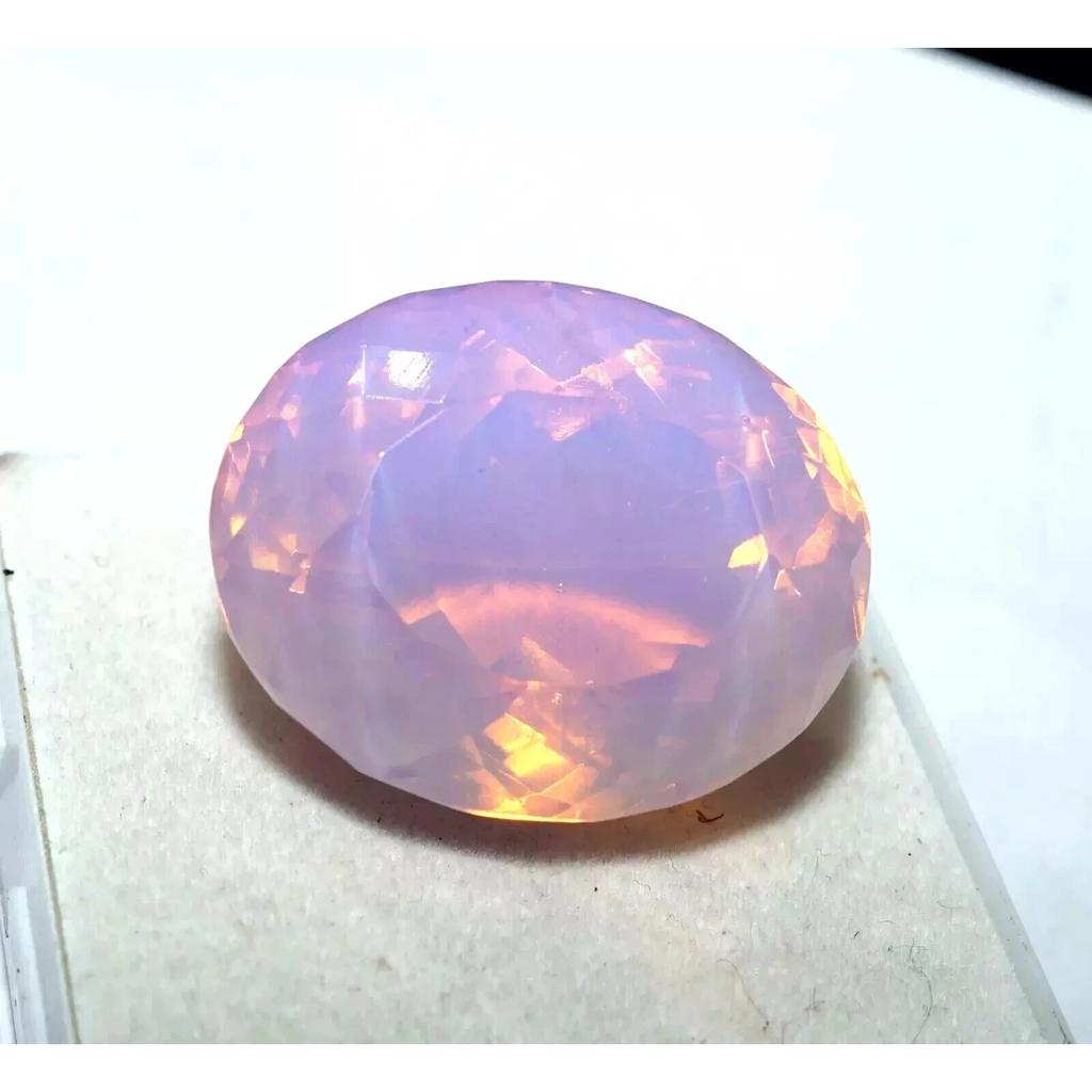 Natural Pink Opal Oval Cut 95+ Ct Fabulous Certified Loose Gemstone