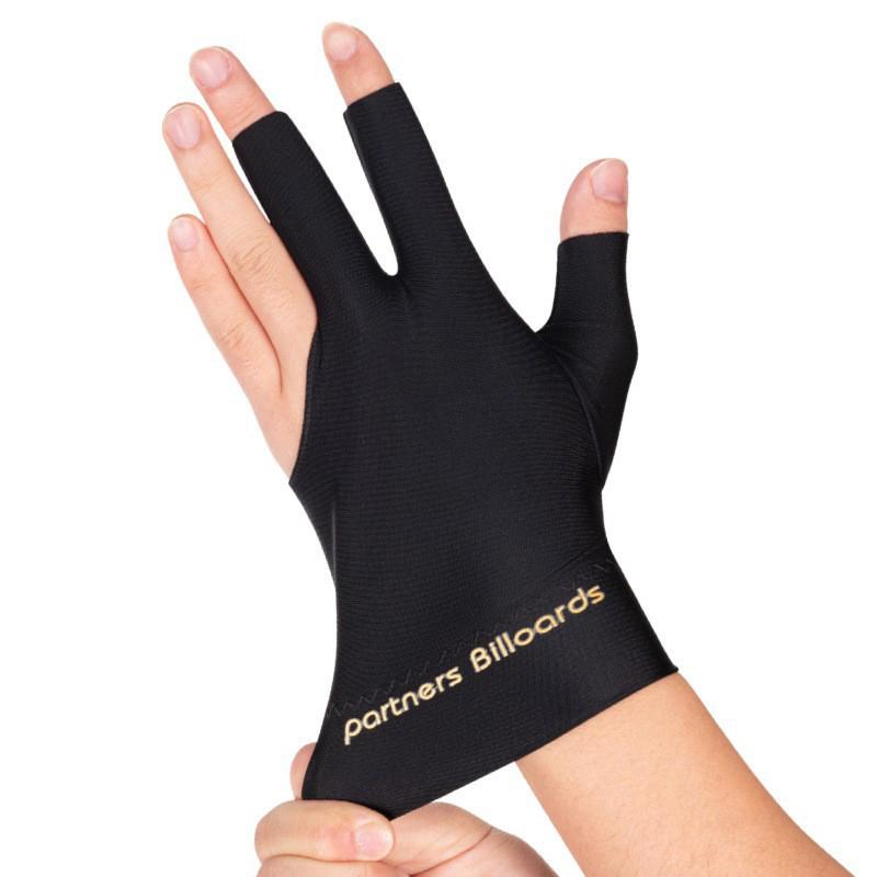 Перчатка для бильярдного кия Spandex Pool Перчатка для левой руки с открытыми тремя пальцами Эластичная тренировочная перчатка Аксессуары для бильярда