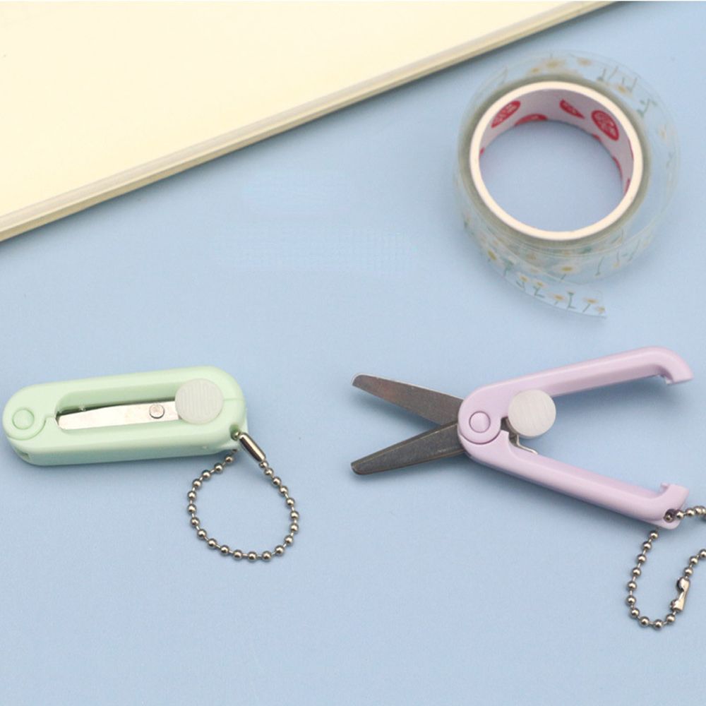 Tool School Supplies Cutting Tools Stainless Steel Scissors Adjustable Folding Scissors Scissors