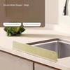 Silicone Sink Anti-splash Guard with Adhesive Suction Cups Reusable Water Blocker for Home Dishwashing Clothes Protection