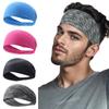 Sports Headband for Men Women Running Fitness Sweatband Tennis Basketball Running Yoga Gym Elastic Absorbent Sweatband Hairband