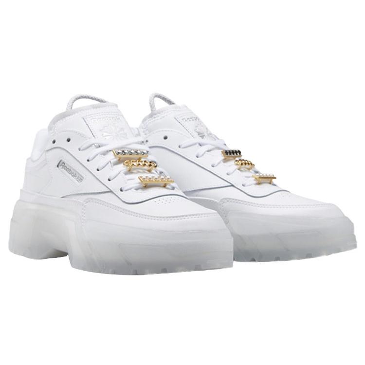 (WMNS) Reebok Cardi B x Club C 'Triple White' Women's GX0038