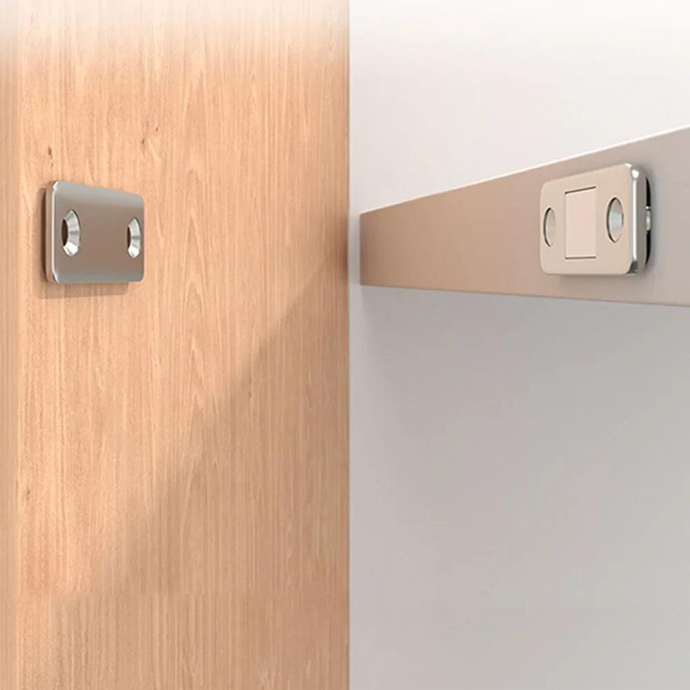 2 шт./комплект прочный дверной доводчик магнитный дверной фиксатор защелка дверной магнит мебельный шкаф винт/наклейка ультра тонкий