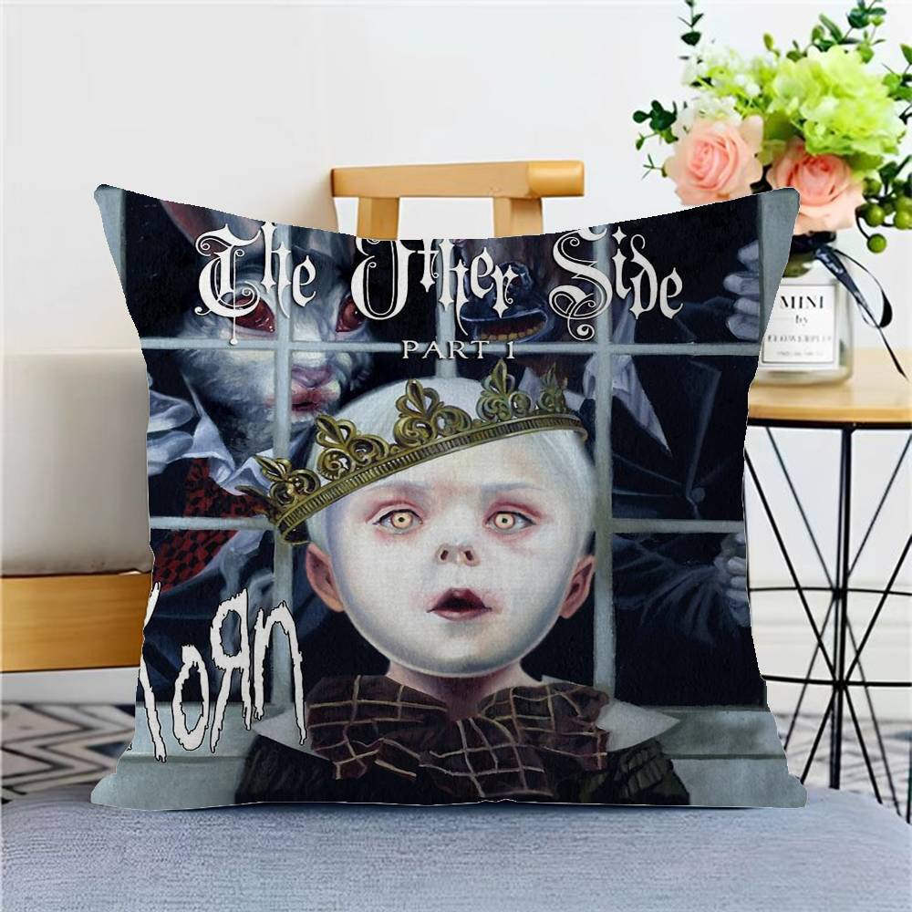 Рок-группа Korn Без названия Делюкс Стежок Наволочка Lucky Dragon Наволочка для диванной подушки Украшение дома и комнаты Детский подарок