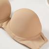 Seamless Push Up Bra for Women Underwire Steel Ring Round Cup Quality Girls Basic Bra Skin-friendly Sexy Bralette Bras