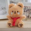 Delightful Plush Bear Keychain Soft Fabric And Cozy Pp Cotton Perfect Gifts For