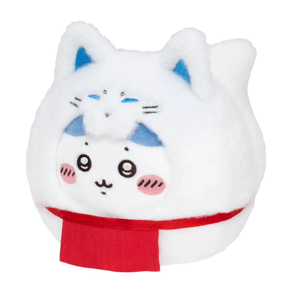 [Gray Parker Service] Chiikawa Mogumogu Honpo Fushimi Store Exclusive Inari Daruma Plush Toy, Hachiware