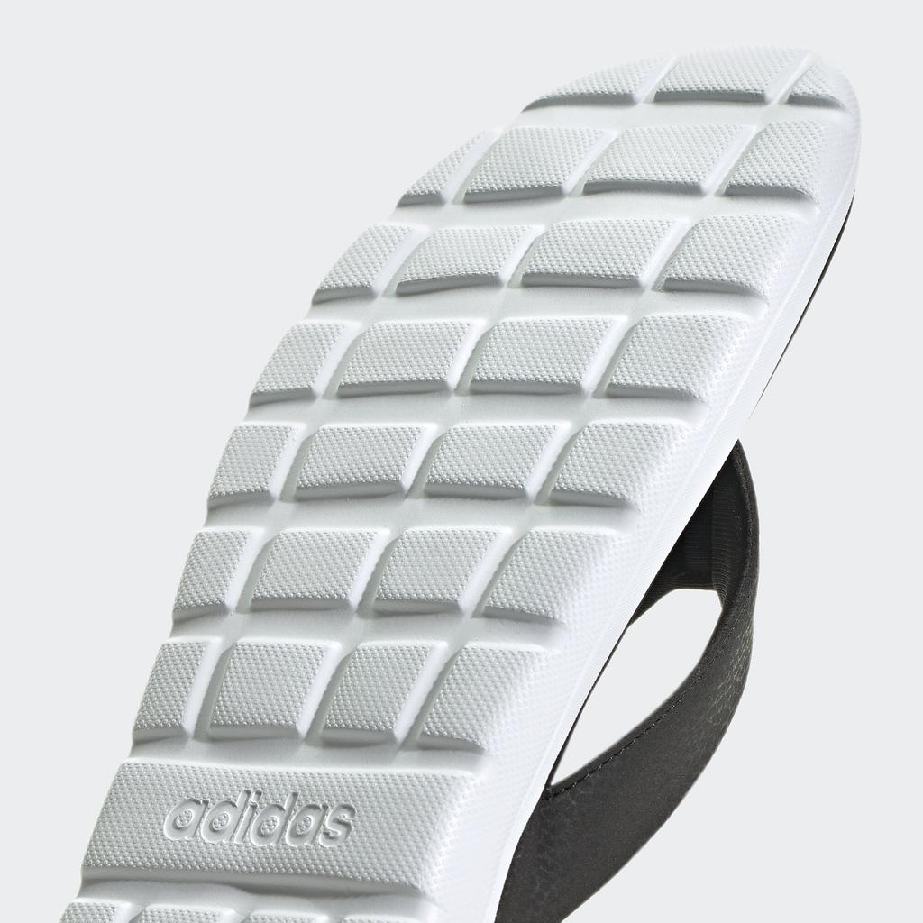 adidas Удобные шлепанцы Черный как ночь Белый как облако