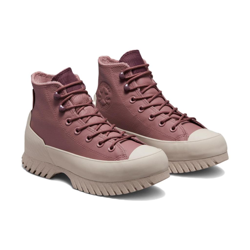 Converse Chuck Taylor All Star Lugged 2.0 Counter Climate High Saddle Unisex Sneakers Pink Dark-Wine Papyrus A01329C