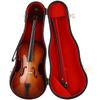 Mini Cello Model Ornament Bass Musical Instrument Wooden Decoration Delicate Gift