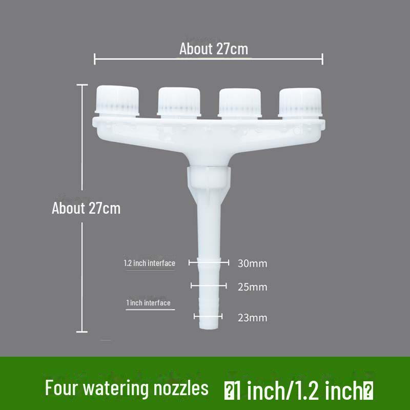 Садовый дождеватель для полива: Распылительная головка с большим потоком для овощей и цветов