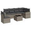 VidaXL Salon de Jardin avec Coussins 7 pcs, Canapés avec Pieds Réglables, Ensemble de Meubles d'Extérieur Patio Terrasse, 3251377