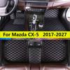 Автомобильные коврики для Mazda CX-5 CX5 KF SUV 2027 2026 2025 2024 2018 2017 Автомобильные кожаные подкладки на пол Коврики