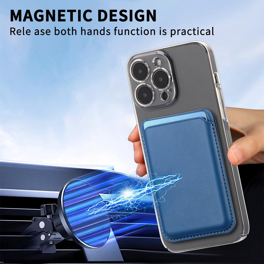 KB-63 Adhesive Phone Card Bag Wallet Kickstand Leather Phone Card Holder