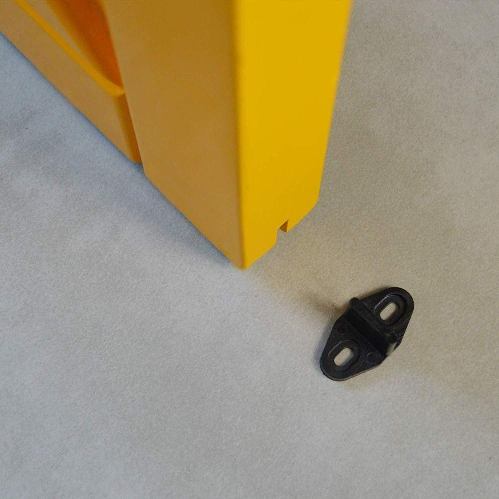 Plastic Barn Door Floor Guide Anti-Swinging Fixing Bottom Bracket For Bottom Sliding Door Hanger