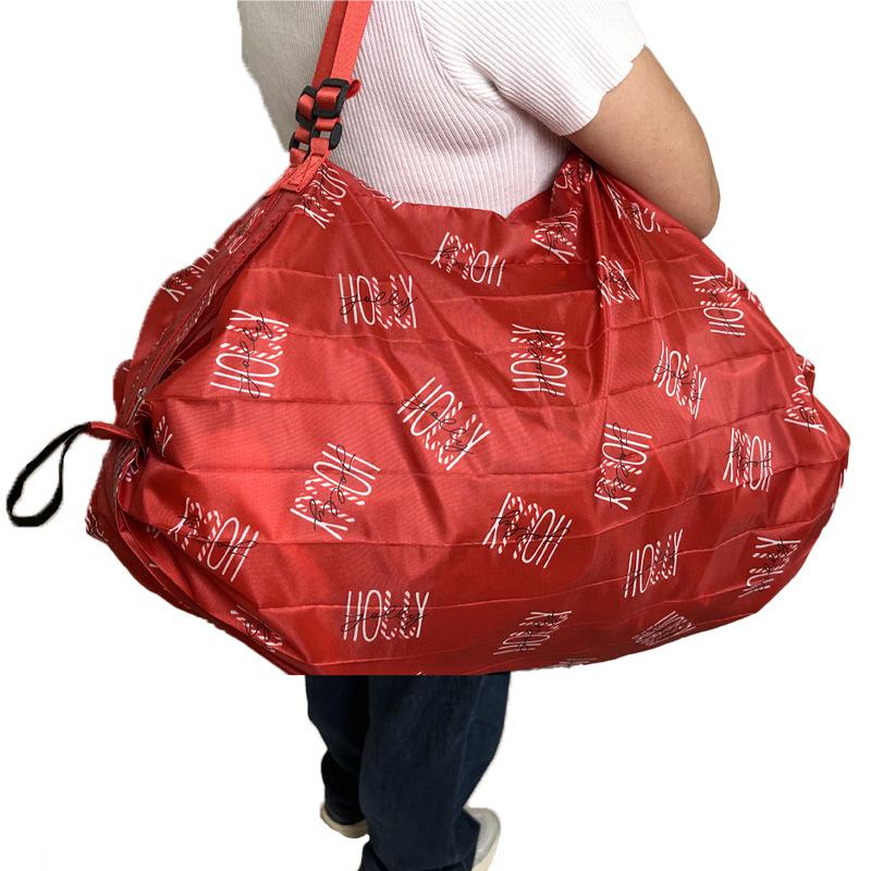 Portable Foldable Supermarket Shopping Bag Large Capacity Bag Waterproof Cloth Bag Grocery Bag Tote Large Eco Bags