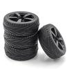 RC Drift Tires RC Racing Car Tires 4pcs Replacements for 1/10 HSP94123 94122 D5 Yokomo RC Drift Car