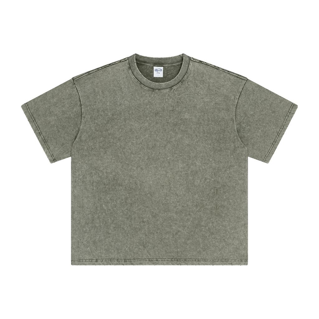 275 г/м² 100% хлопок стираная футболка с индивидуальным рисунком принт мужские футболки персонализированная футболка