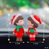 Новое Украшение для Автомобиля Милый Мультяшный Воздушный Шар Пара Фигурки Действия Фигурки Аксессуары для Салона Автомобиля на Рождество Подарки для Девочек