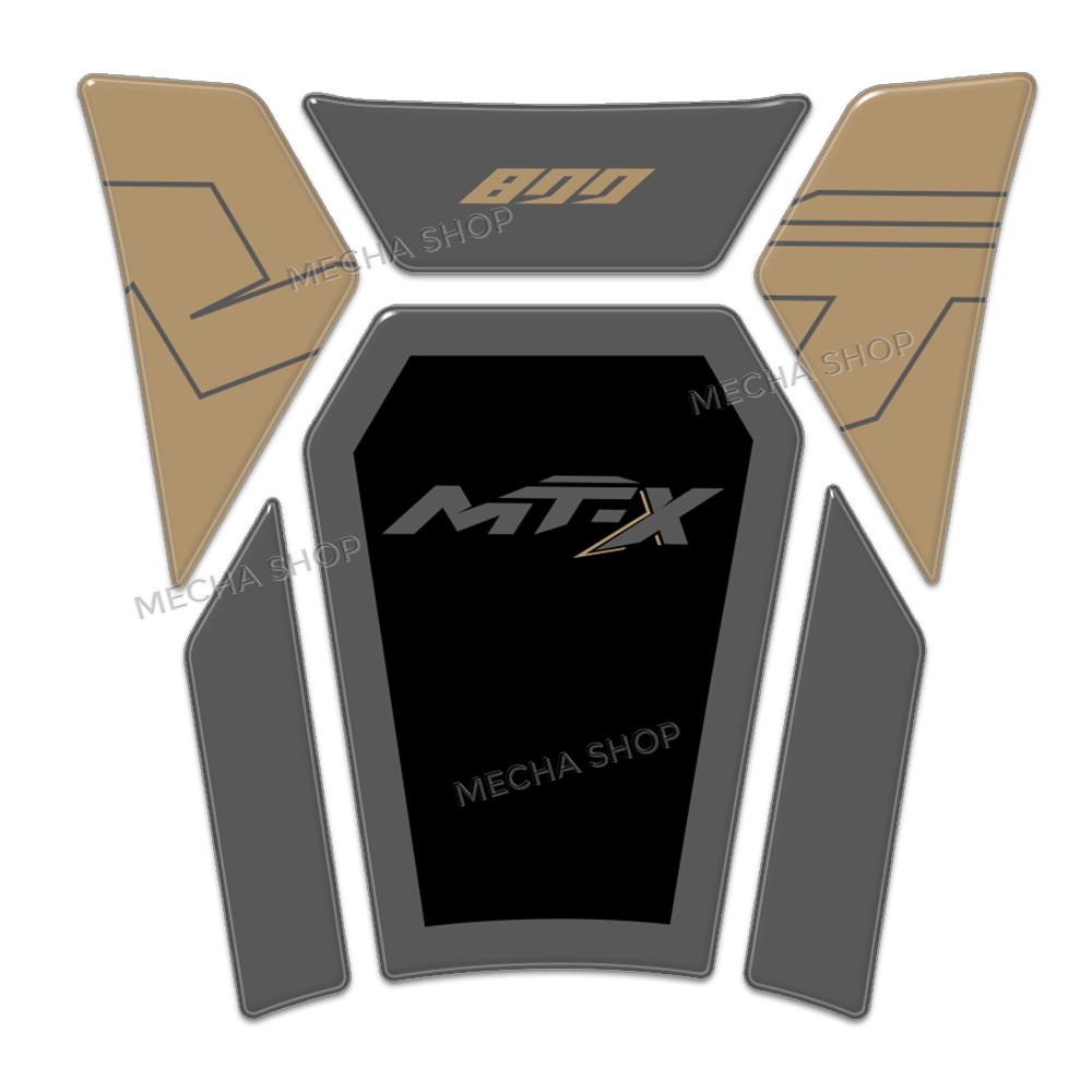 Для CFMOTO 800MTX 800 MT X 2025 2026 Аксессуары для мотоцикла Комбинация накладки на бак 3D-наклейка из смолы Комплект наклеек