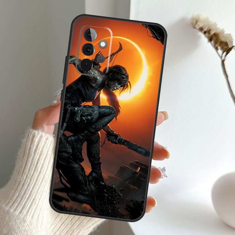 Чехол Lara Croft Tomb Raider для Samsung Galaxy A16 A26 A36 A56 A55 A35 A15 A54 A34 A14 A52 A32 A12 A13 A33 A53 A17