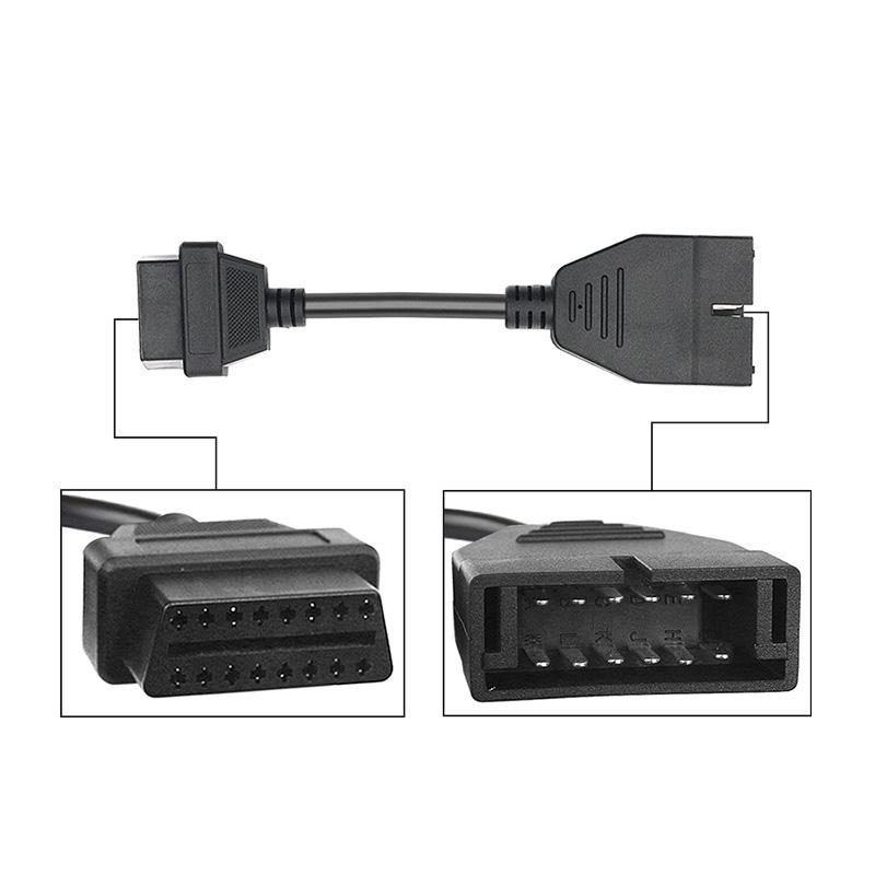 Для GM 12-контактный на 16-контактный female Преобразователь Адаптер Для GM12 Pin OBD1 на OBD2 Разъем Автомобильный Диагностический Кабель Считыватели Кодов 4