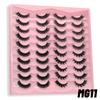 Xiaomi GROINNEYA 5/20 Pairs Fluffy Mink Lashes 3D Mink Lashes Faux Mink Fluffy Lashes Soft Thick Wispy Dramatic False Eyelashes Makeup