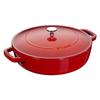 Sauteuse - STAUB - Chistera - 28 Cm - Cerise - Fonte Émaillée