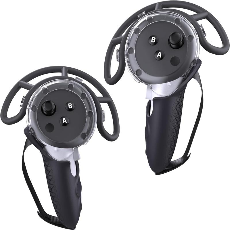 Защитная накладка из силикона для VR-гарнитуры Meta Quest 3, чехол-крышка для маски и линз, аксессуар