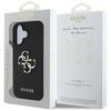 Etui do iPhone 16 Guess Grained Classic Logo Czarne