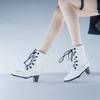 Scale Figure Cdtoys cd029B Beautiful Female Fashion White Martin Shoes [TOYBARJAPAN] 1/6