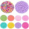 Home Party Supplies DIY Spacer Beads 50pcs Transparent Charms Necklace Sandwich Colorful Bracelet Loose Acrylic Beads Heart Shape 7mm Handmade