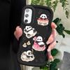 Cute Cartoon Panda Soft Phone Cover for Samsung Galaxy A52 A73 A12 A11 S24 Ultra 5G S23 S22 S21 S20 FE Wave Edge Shockproof Protective Rubber Case