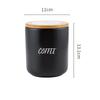 Nordic Home Kitchen Storage Can Simple Coffee Bean Storage Can Wholesale Ceramic Herb Can With Wooden Cover Avoid Light And Vlag Tea Can YLE587