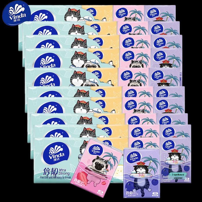 Vinda 3-Ply Extra Tough Facial Tissues