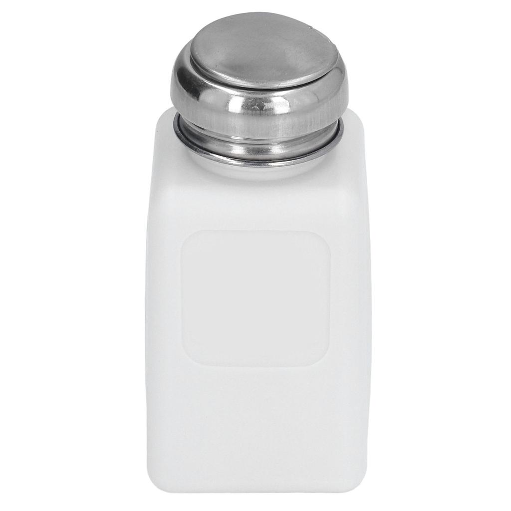 200ML Press Type Solvent Dispenser ESD Safe Anti Static Square Bottle with Stainless Steel Lid