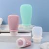 Portable Silicone Travel Bottle Cosmetic Storage Refill Lotion Bottle Anti-leakage Shampoo Container Woven Tube Empty Bottle