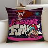 GGame Friday Night FunkinS Cushion Cover Breathable and skinfriendly linen pillowcase square removable and washable cushion