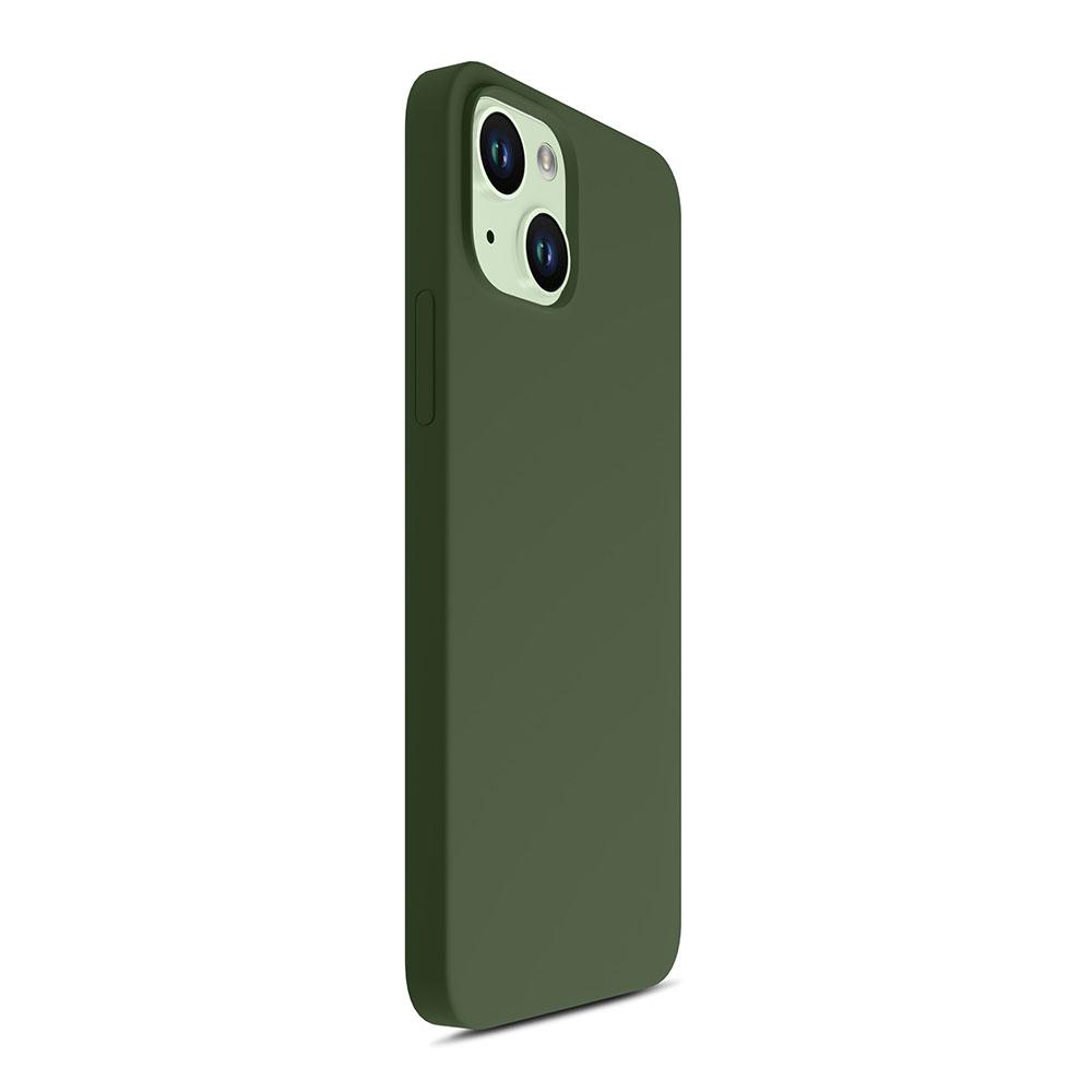 Apple iPhone 15 Plus - 3mk Hardy Silicone MagCase Alpine Green
